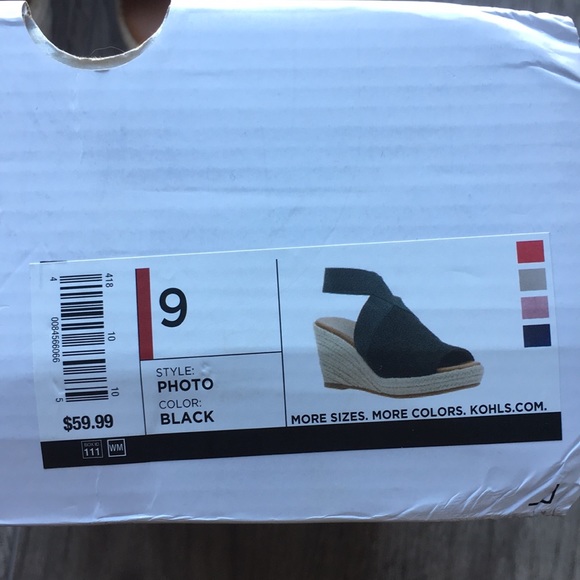 Sonoma open toe wedge shoes - Picture 4 of 4